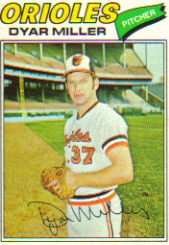1977 Topps Baseball Cards      077      Dyar Miller